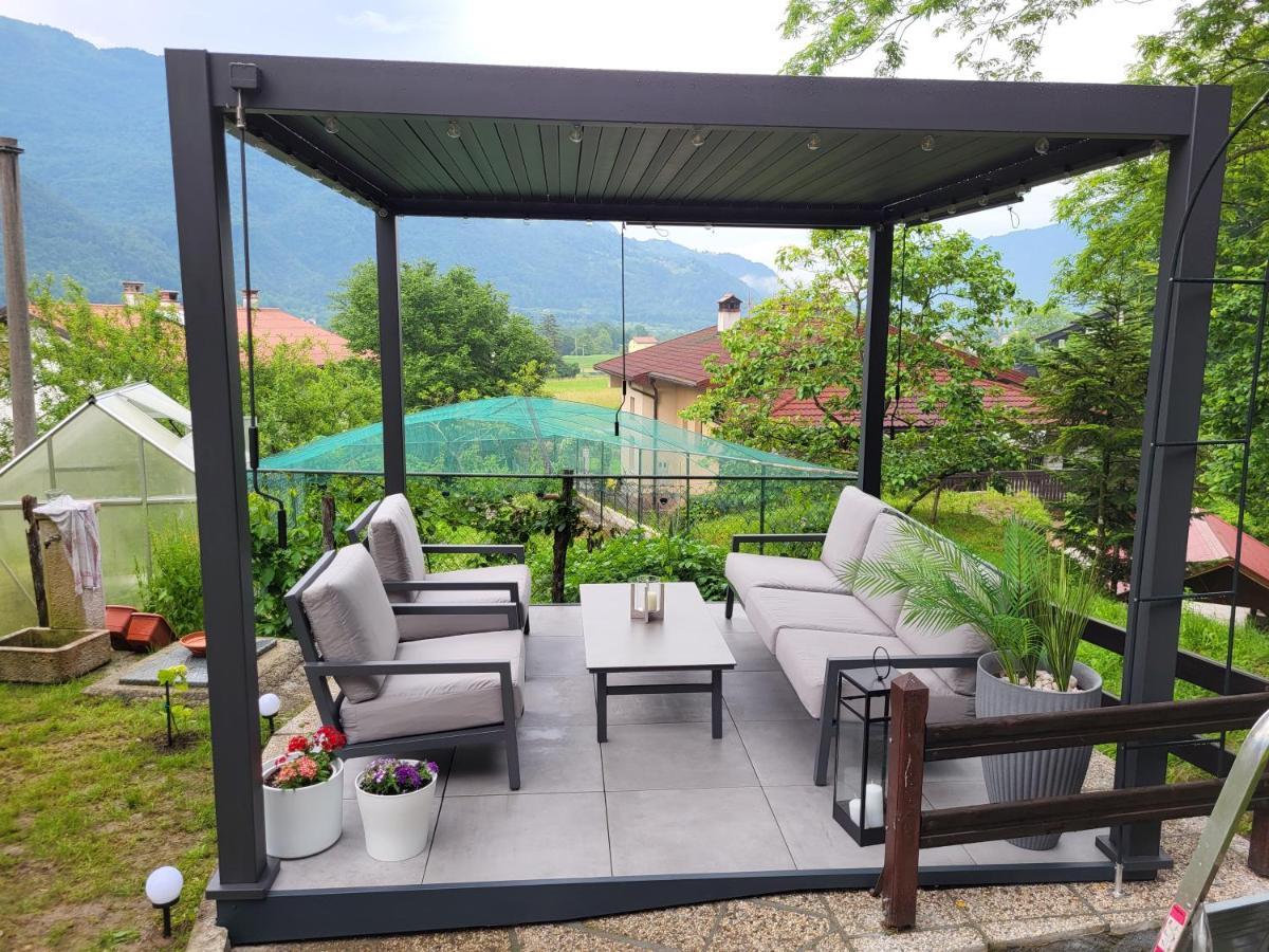 Cosy Cottage With Views Near Kobarid Exterior photo