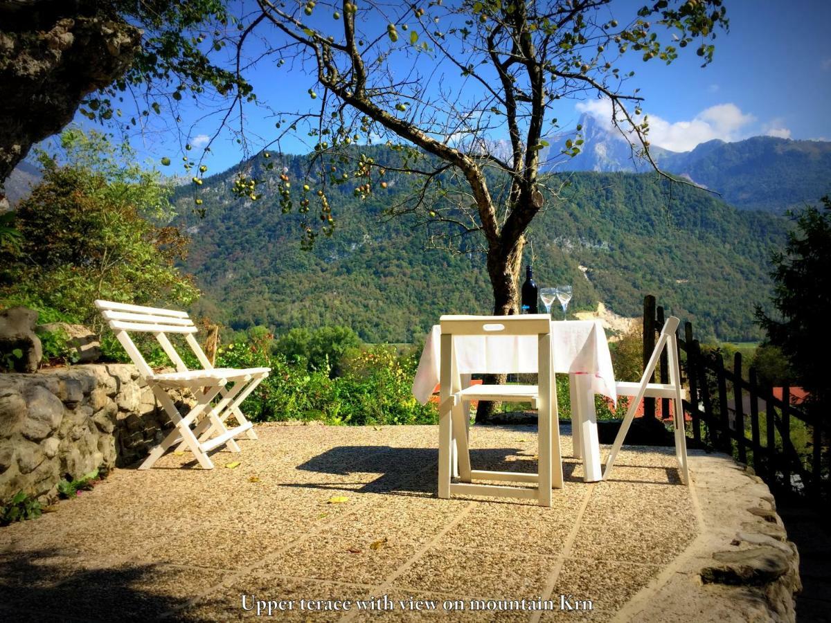 Cosy Cottage With Views Near Kobarid Exterior photo